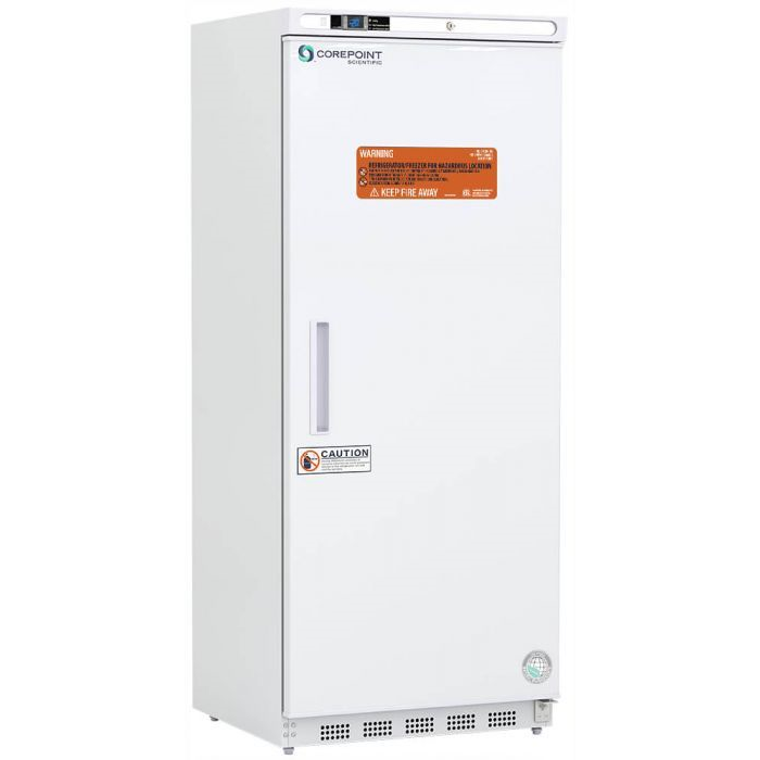 20 Cu. Ft. Hazardous Location Manual Defrost Freezer with 7 inner doors & Fast-Freeze compartments