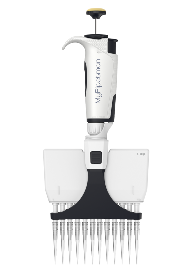 MyPipetman Select P12x20 multichannel. Fully-autoclavable, air-displacement pipette