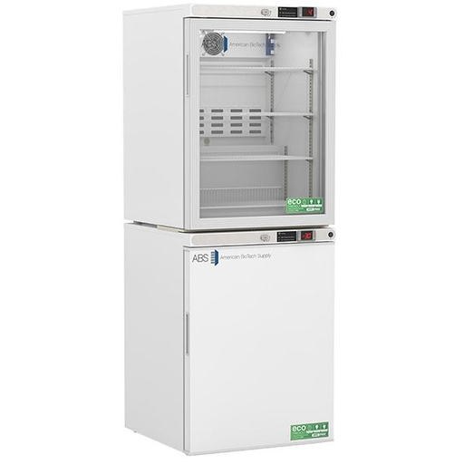 10 Cu.Ft Total Capacity, 1 Solid/1 Glass Ext.Doors (-30) Premier Combination Refrigerator/Freezer Warranty: 2/5