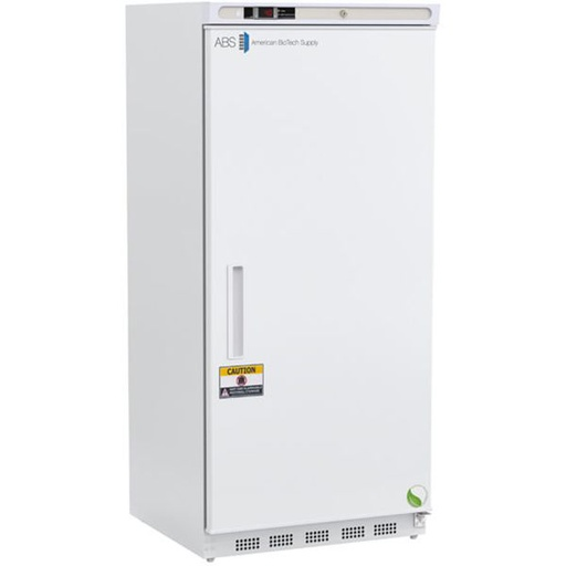 17 cu. ft. capacity General Purpose Laboratory Solid Door Refrigerator with microprocessor temperature controller, audible and visual high/low temperature alarms, remote alarm contacts, and casters. Warranty: 1/5