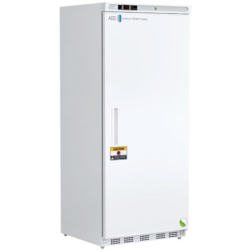 20 cu. ft. capacity General Purpose Laboratory Solid Door Refrigerator with microprocessor temperature controller, audible and visual high/low temperature alarms, remote alarm contacts, and casters. Warranty: 1/5