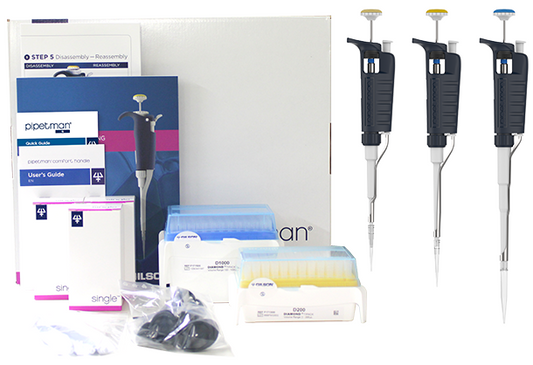 Gilson Pipetman Starter Kit: P20, P200, P1000