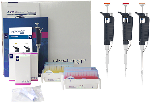 Gilson Pipetman Micro Starter Kit: P2, P10, P100