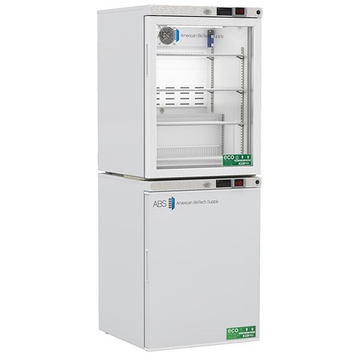 10 Cu.Ft Total Capacity, 1 Solid/1 Glass Ext.Doors (-40) Premier Combination Refrigerator/Freezer Warranty: 2/5