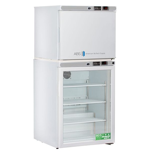 7 Cu.Ft Total Capacity, 2 Ext.Doors (Solid & Glass) Premier Combination Refrigerator/Freezer Warranty: 2/5