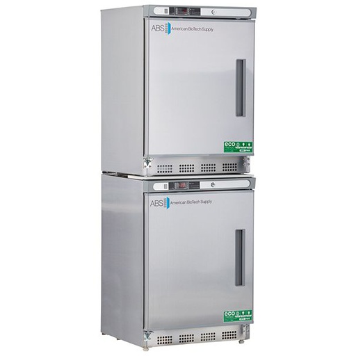 9 Cu.Ft Total Capacity, 2 Solid Ext. Stainless Steel Doors