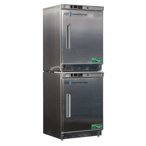 9 Cu.Ft Total Capacity, 2 Solid Ext. Stainless Steel Doors Premier Combination Refrigerator/Freezer Warranty: 2/5