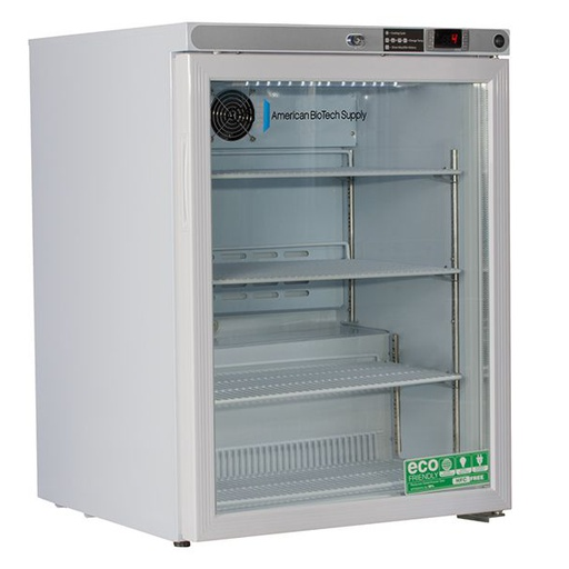 5.2 Cu. FtPremier Undercounter Freestanding Glass Door Refrigerator. Warranty: 2/5